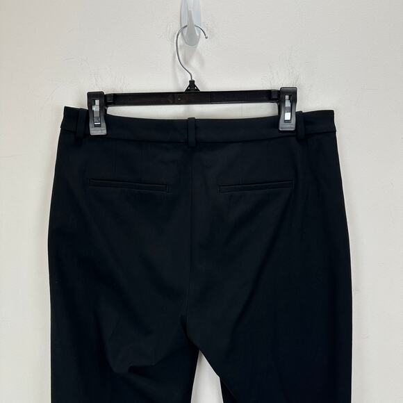 J.Crew Kaya Pant Bi Stretch Cotton Blend Black Classic Office Kick Out US 6 NWT - Picture 10 of 13